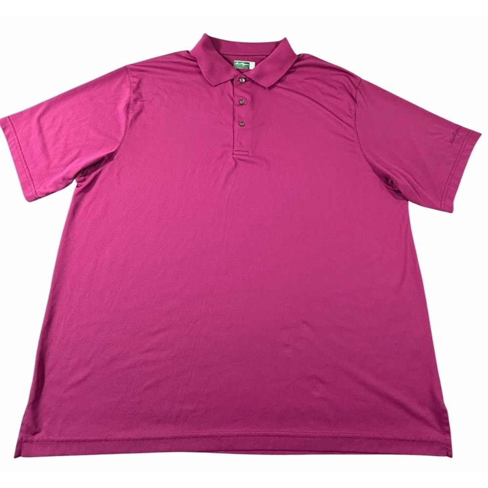 Ben Hogan Performance Men's 2XL Magenta Golf Polo Shirt Short Sleeve